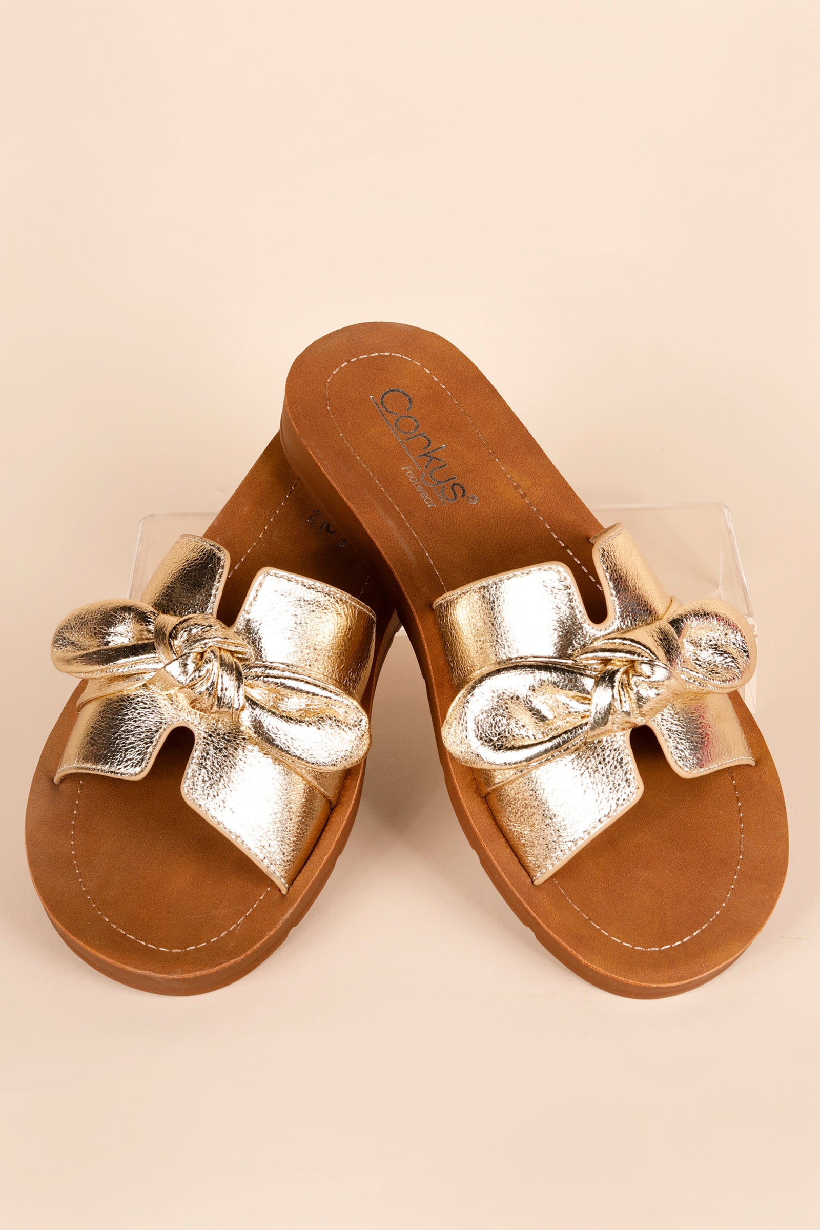 Corky's Too Cute Gold Sandal