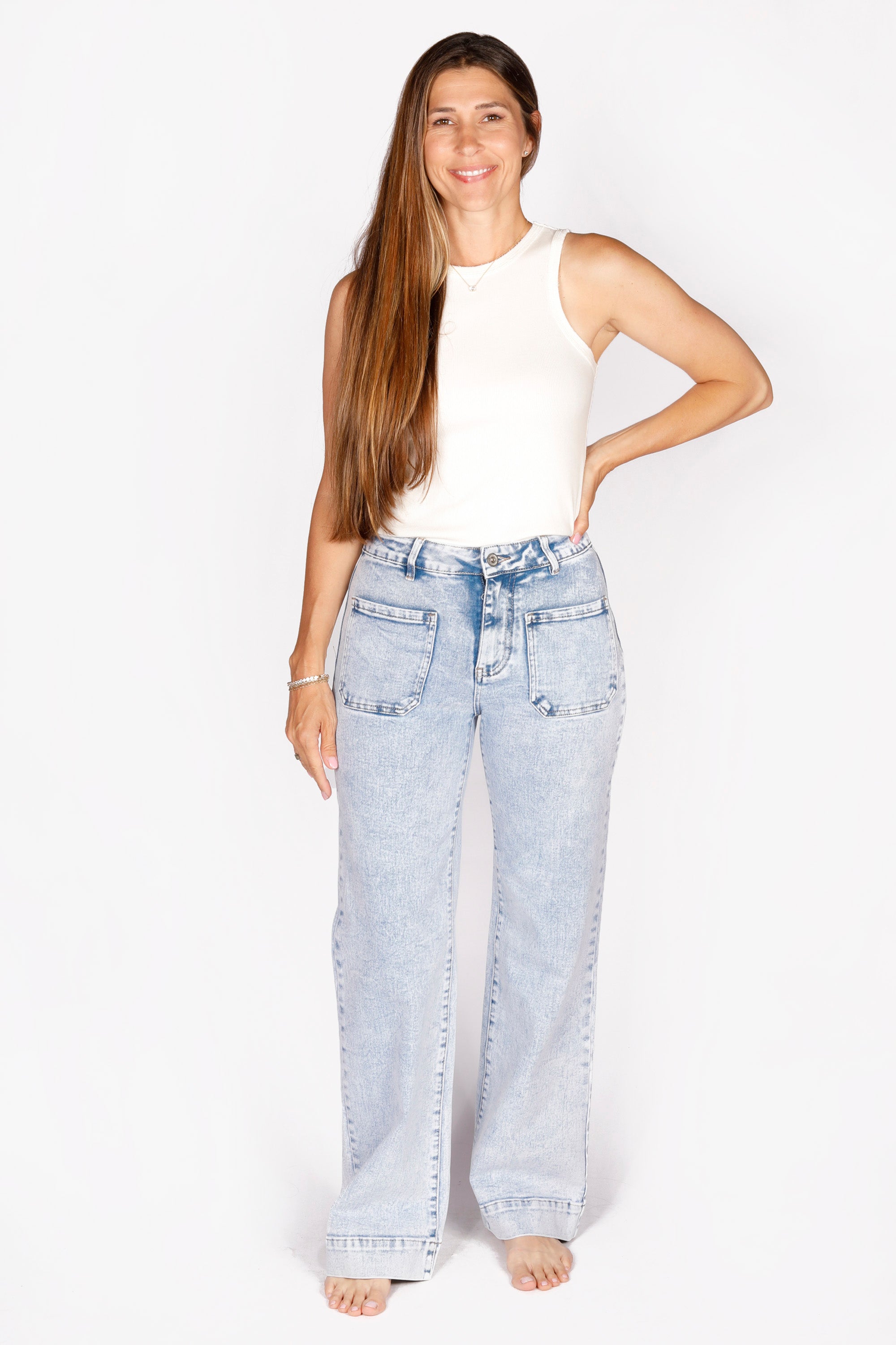 Gabby Acid Wash Denim - FINAL SALE