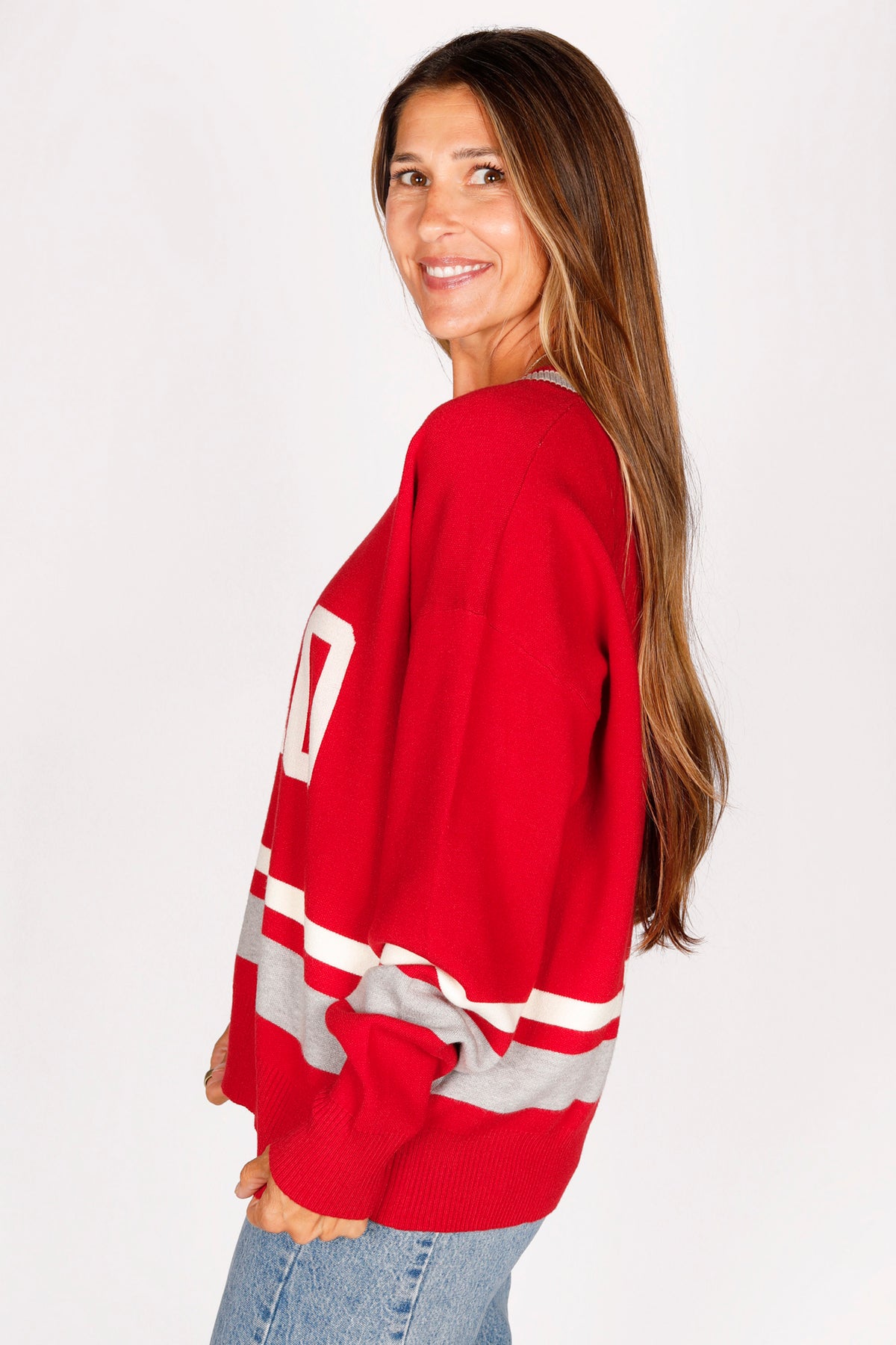Ohio Red Varsity Sweater - FINAL SALE