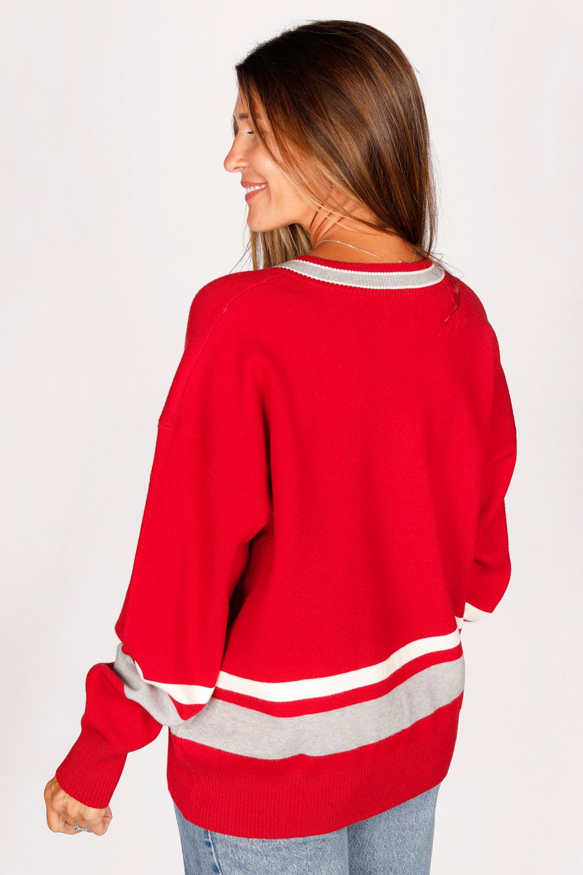 Ohio Red Varsity Sweater - FINAL SALE