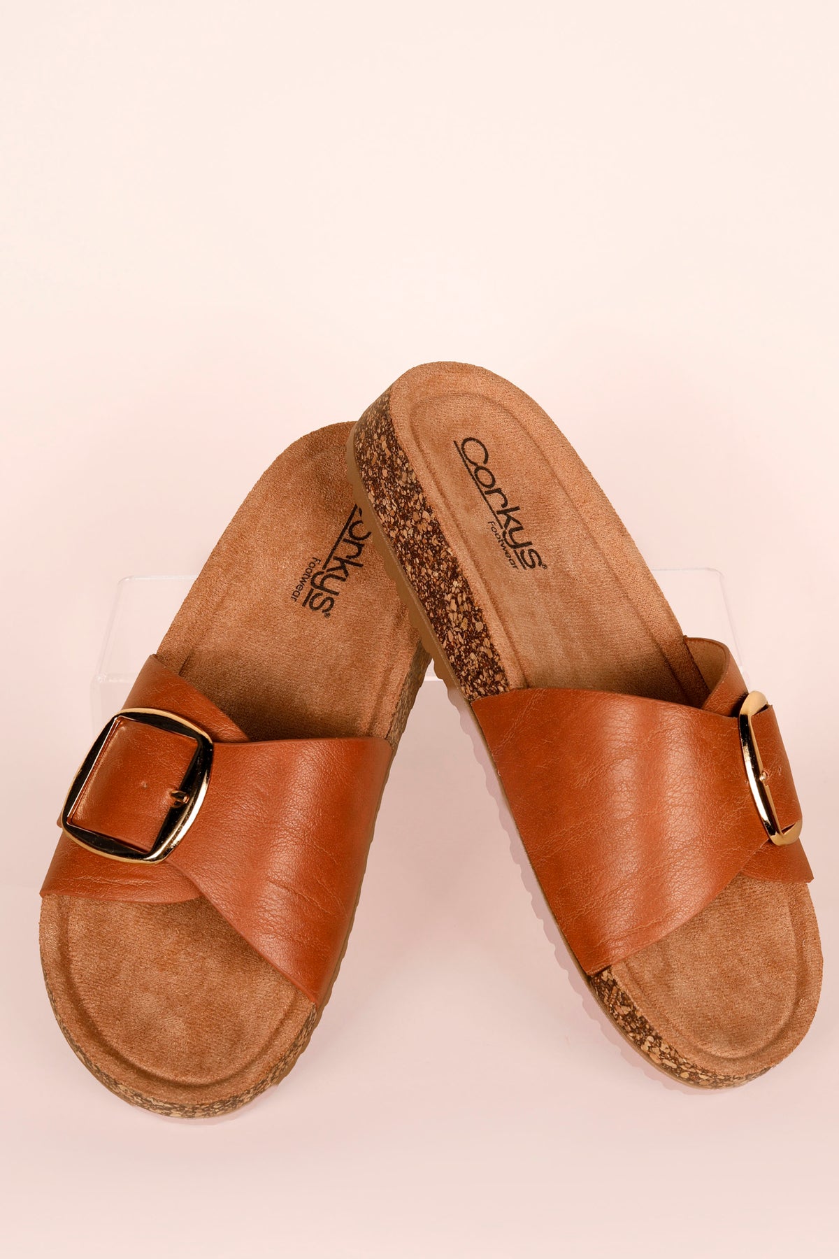 Corkys Road Trip Cognac Sandals