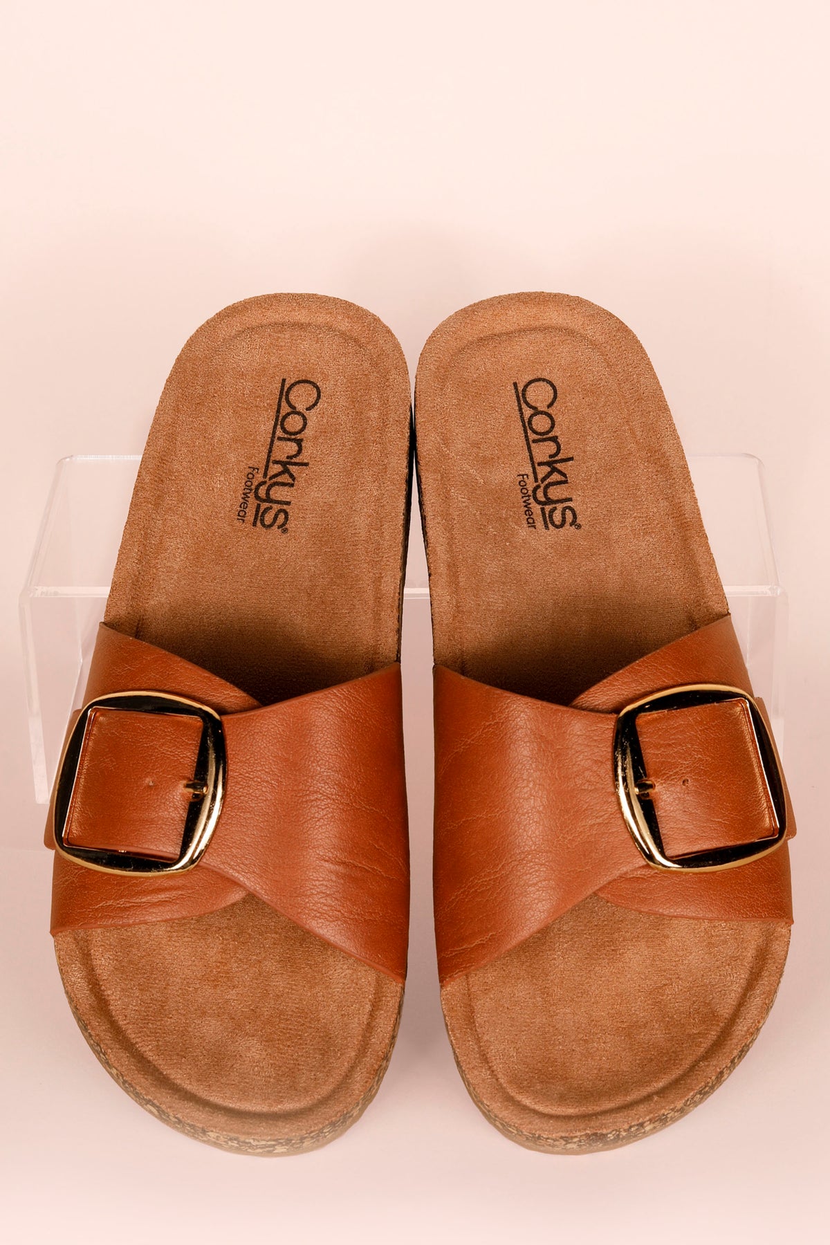 Corkys Road Trip Cognac Sandals