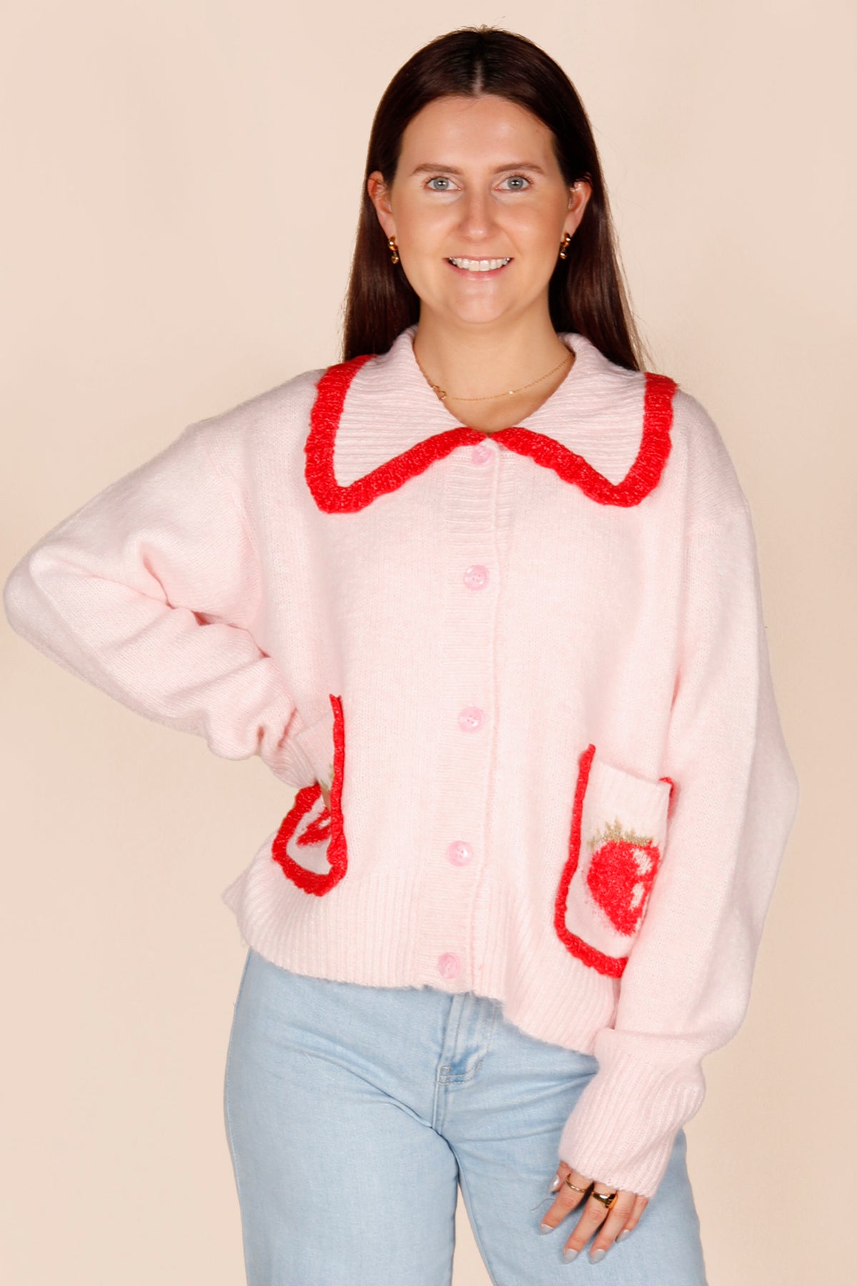 Strawberry Shortcake Cardigan - FINAL SALE