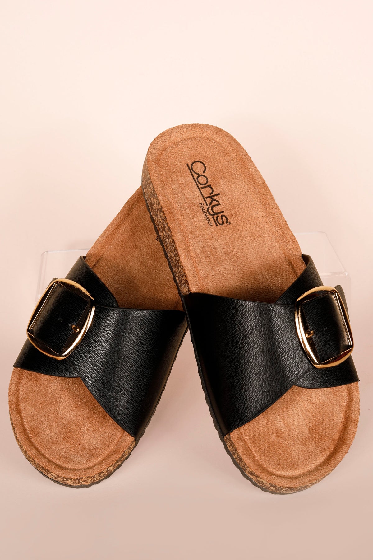 Corkys Road Trip Black Sandals