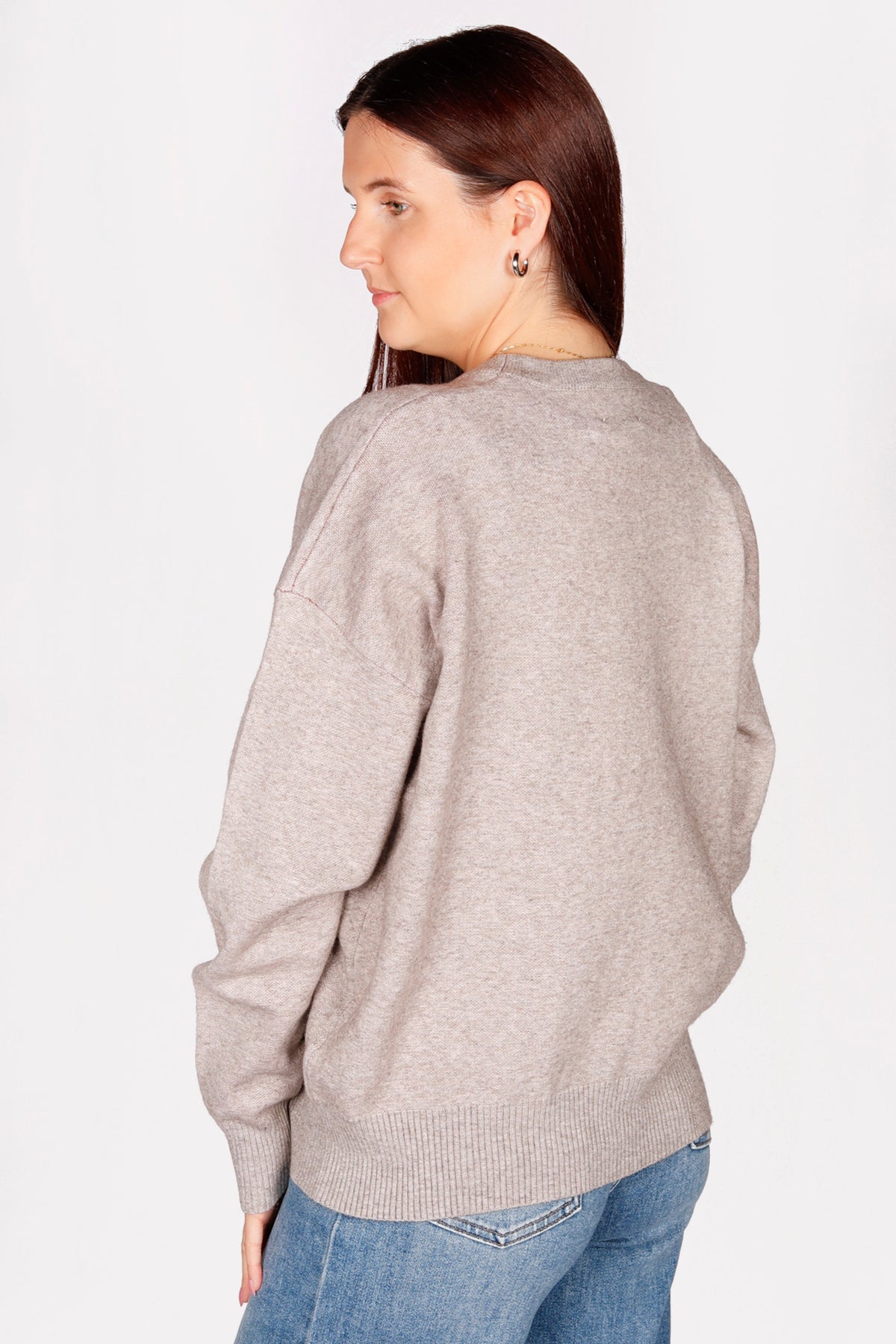 Ohio Grey Jacquard Sweater - FINAL SALE