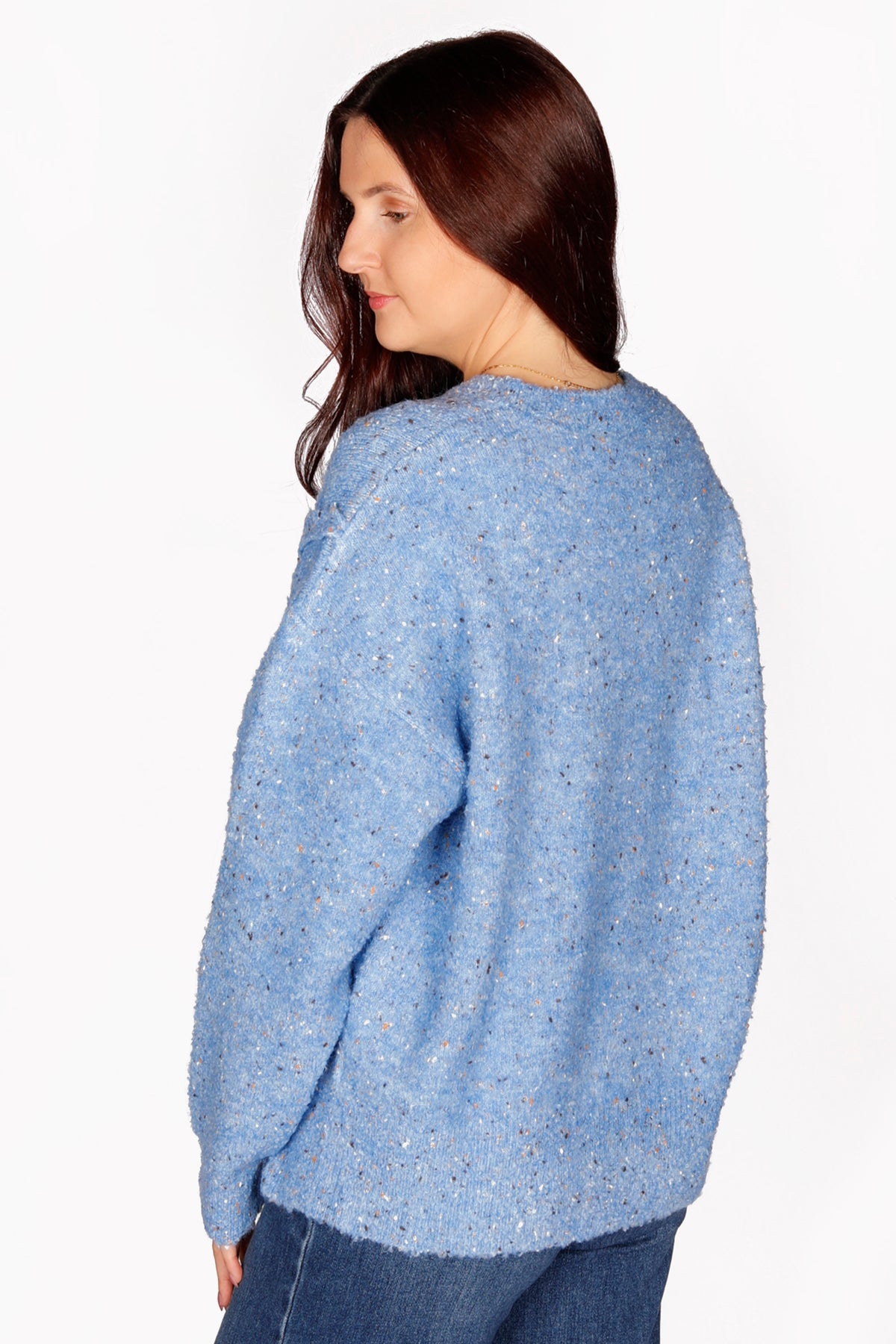 Mila Blue Boucle Sweater