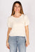 Cream Puff Sleeve Knit Top - FINAL SALE