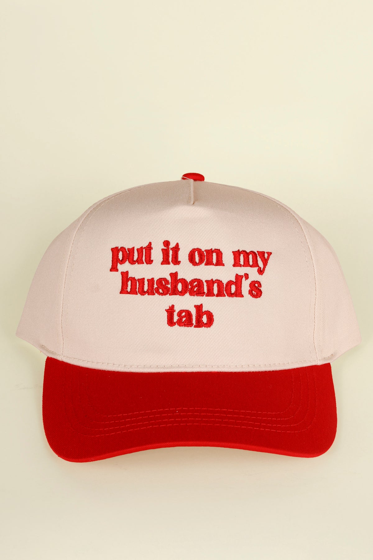 Put It On My Husbands Tab Red Hat