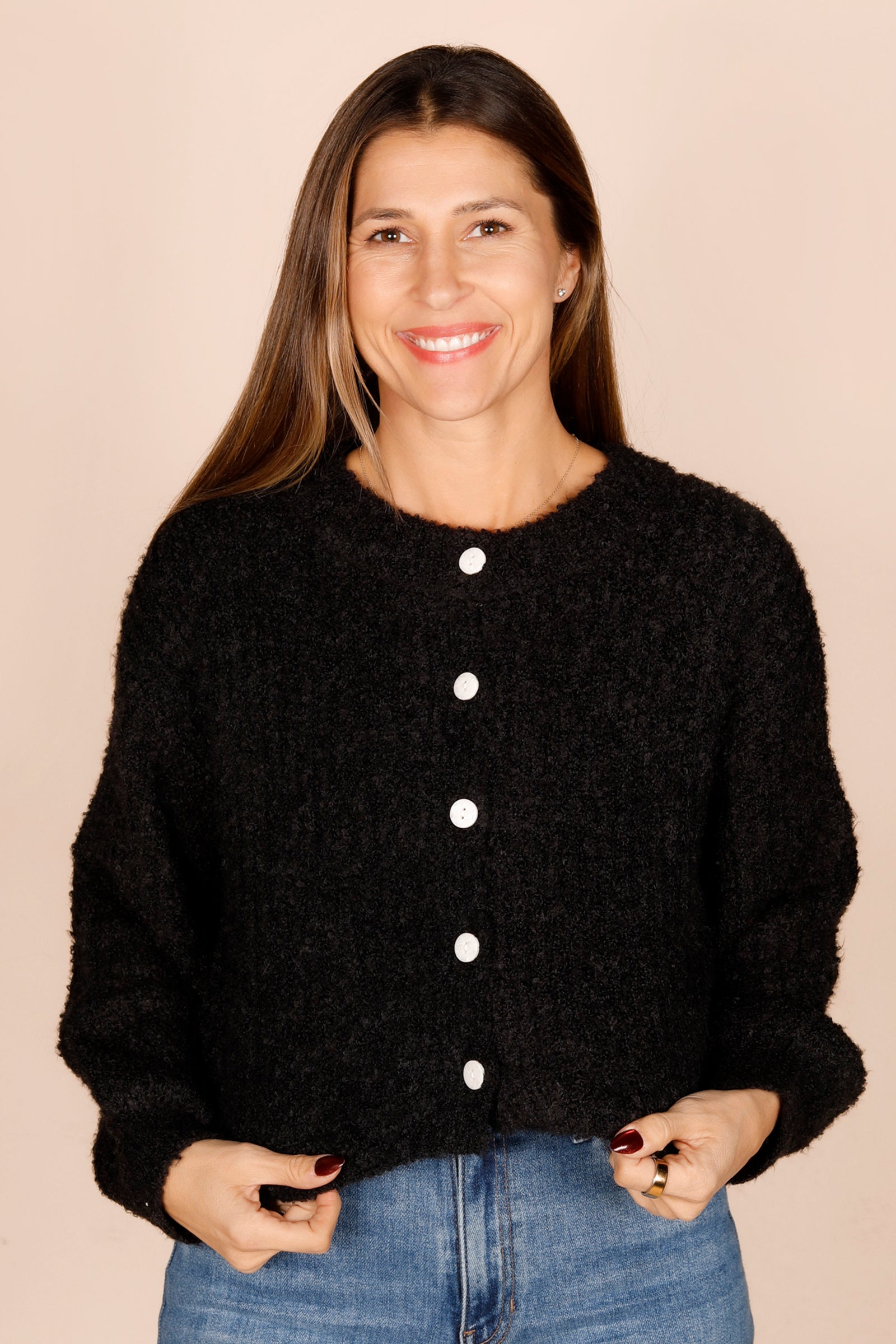 Grace Black Cardigan