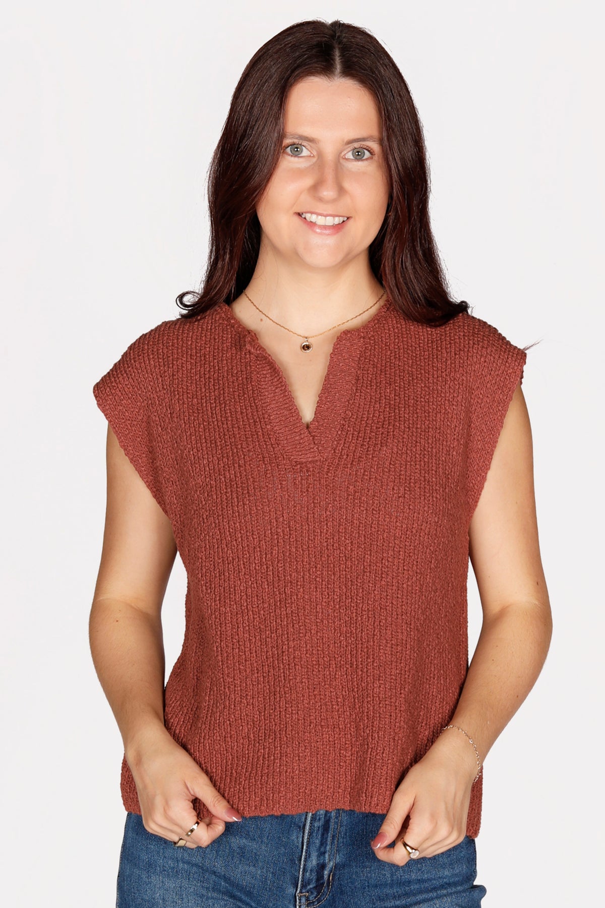 Marsala Knit Dolman Top - FINAL SALE
