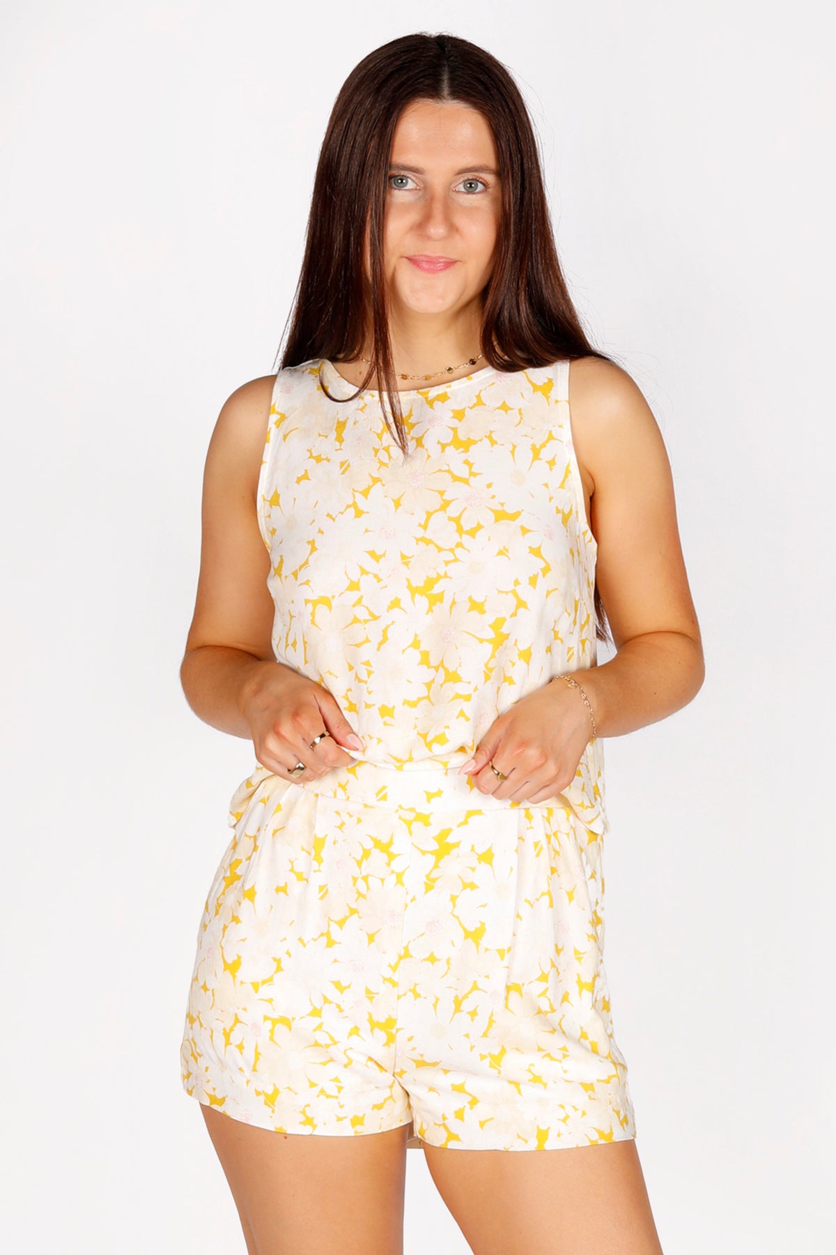 Marigold Floral Shorts - FINAL SALE