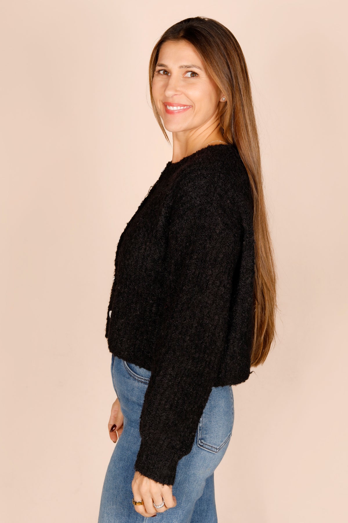 Grace Black Cardigan