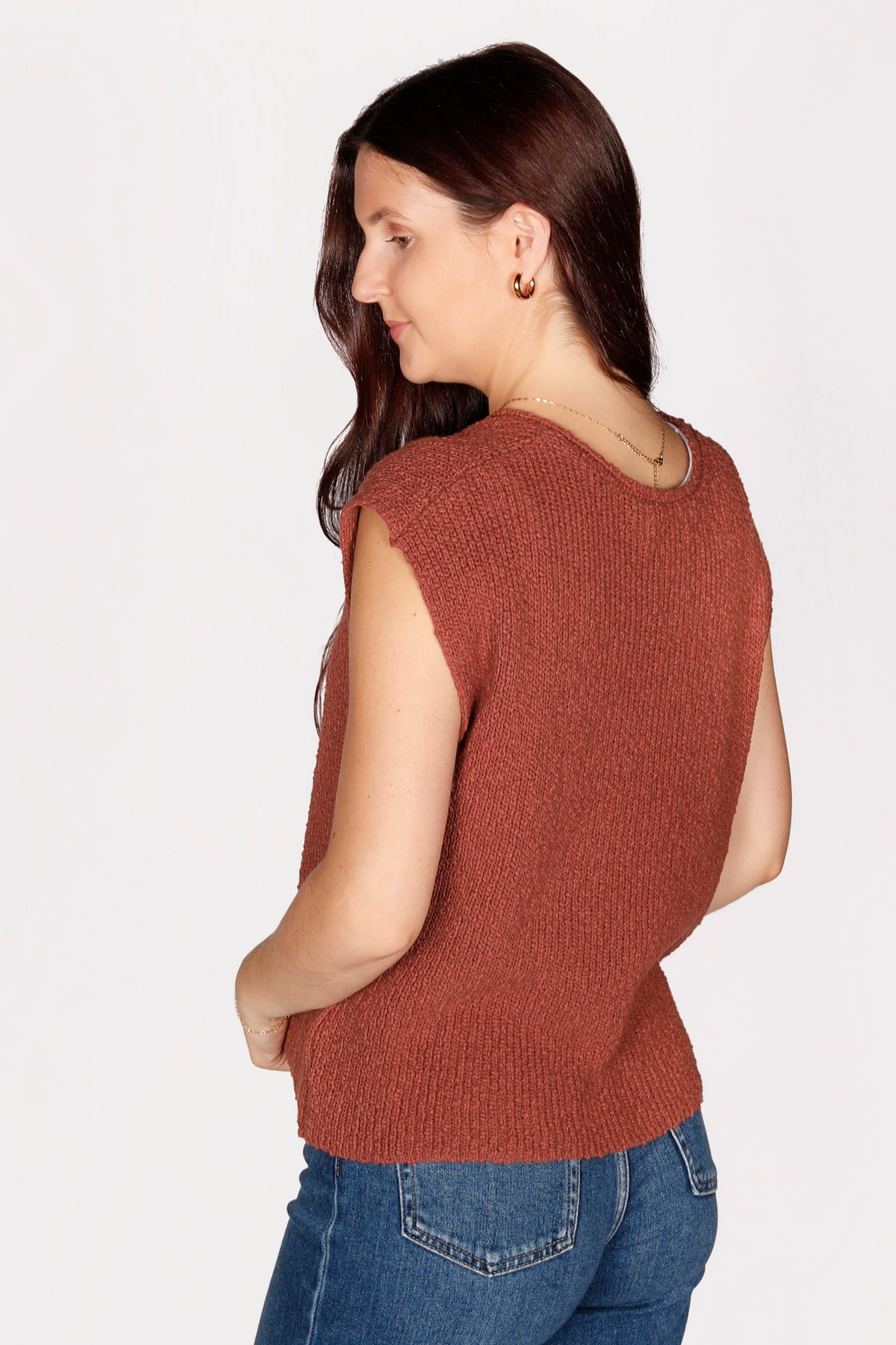 Marsala Knit Dolman Top - FINAL SALE