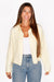 Yellow Striped Lightweight Cardigan