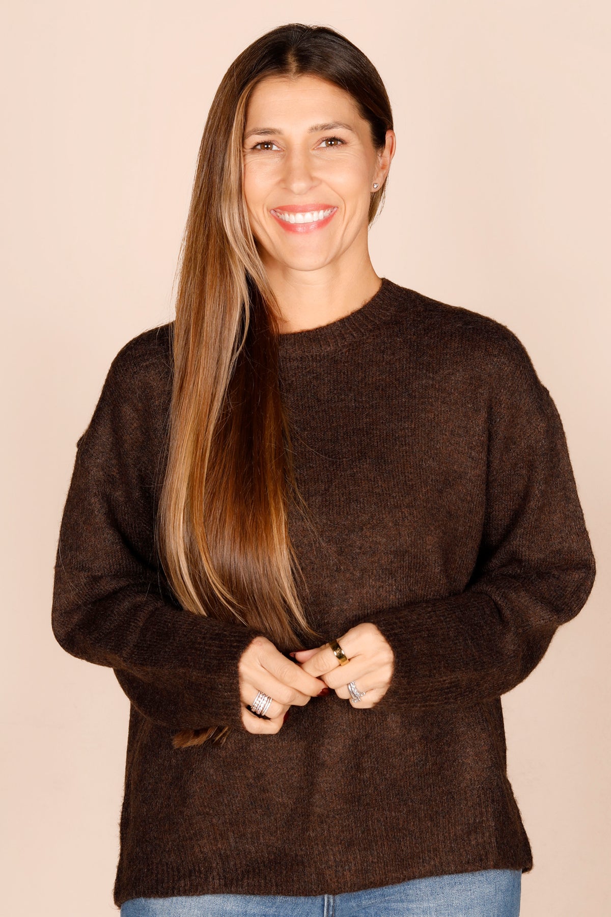 Tabby Brown Sweater - FINAL SALE
