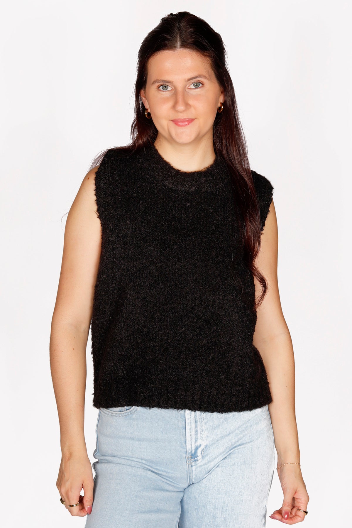 Wren Black Sweater Vest - FINAL SALE