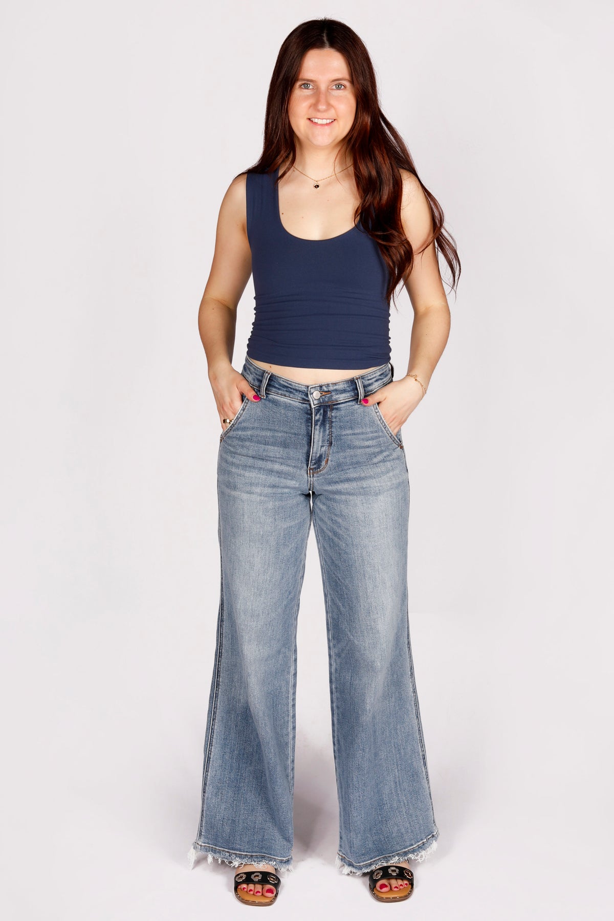 Judy Blue HW Retro Wide Leg Denim
