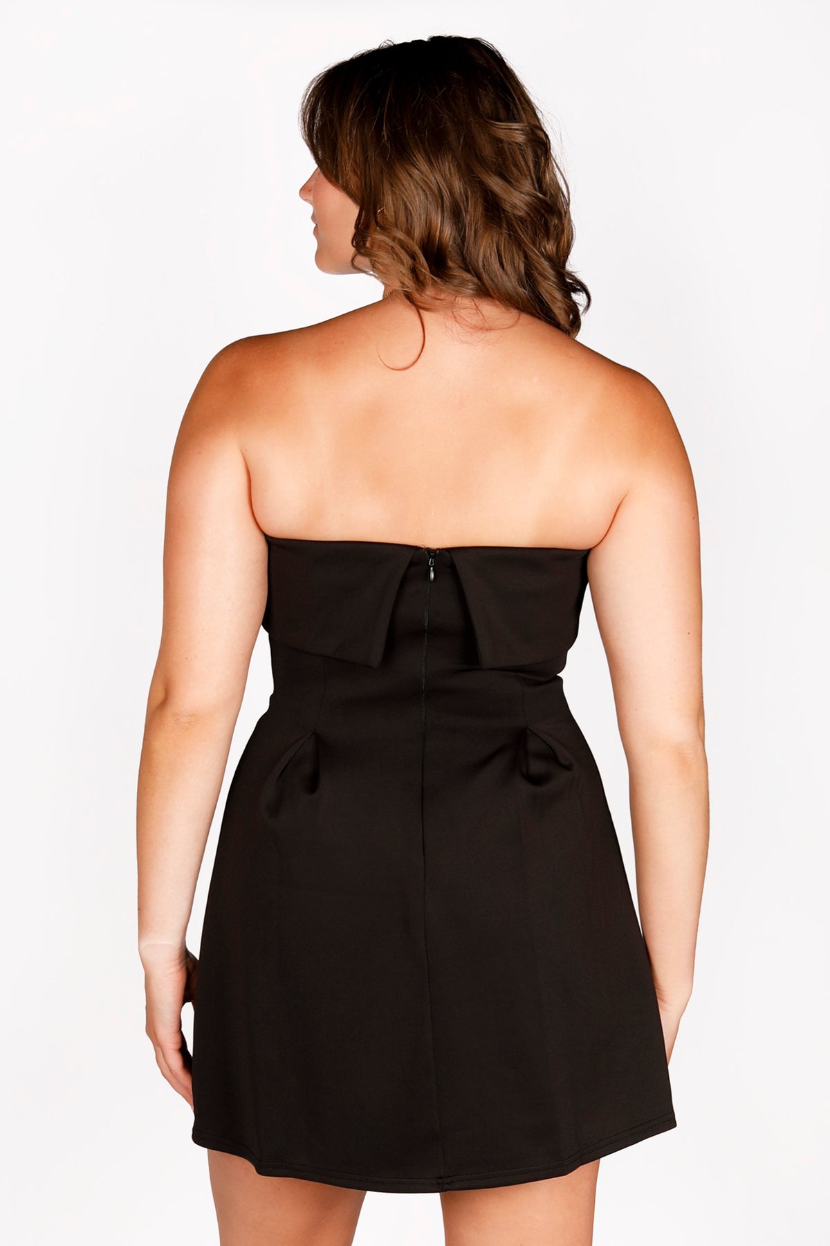Tessa Black Strapless Mini Dress - FINAL SALE