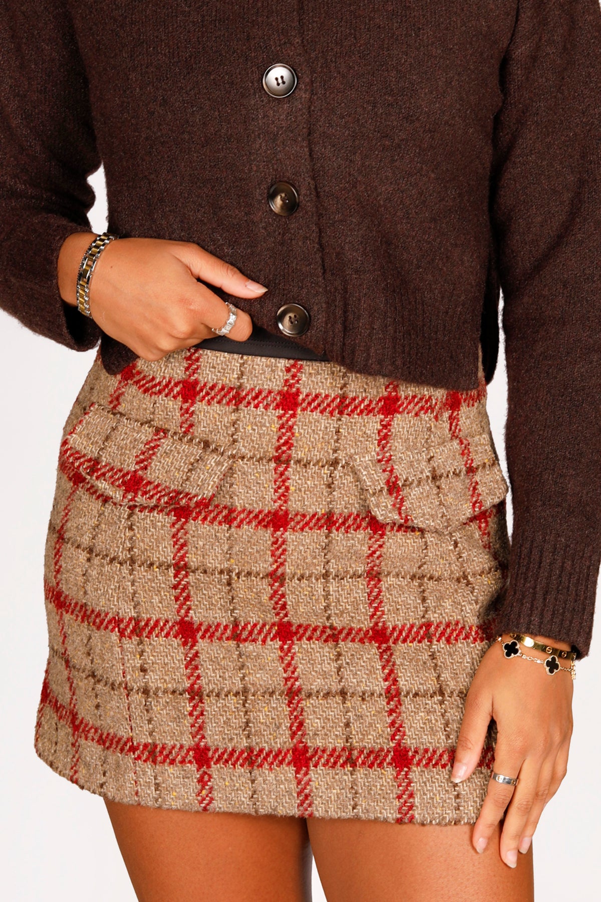 Dayna Plaid Mini Skirt - FINAL SALE