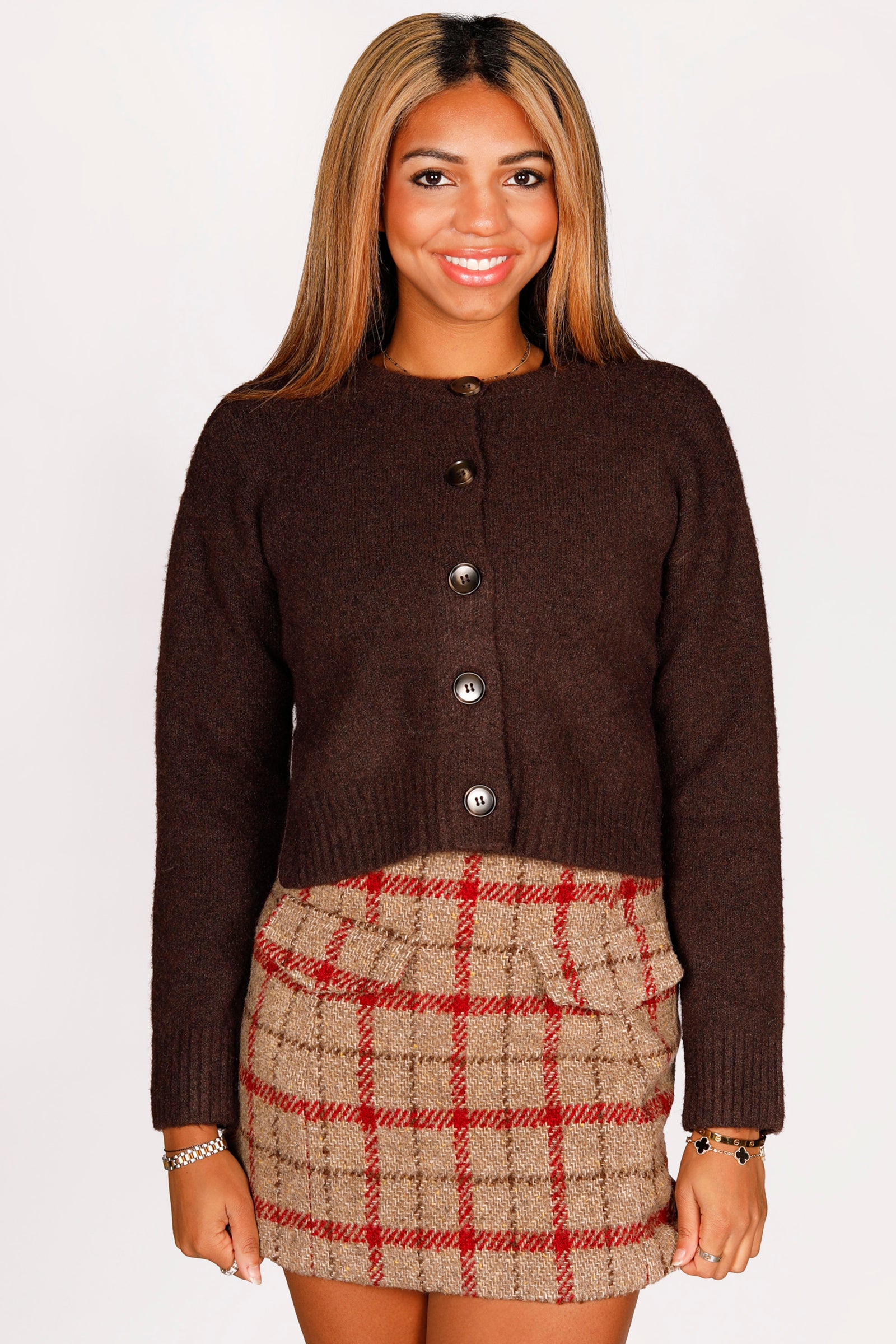 Dayna Plaid Mini Skirt - FINAL SALE