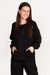 Kelsey Black Quarter Zip Pullover