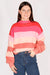 Pink Multi Striped Sweater