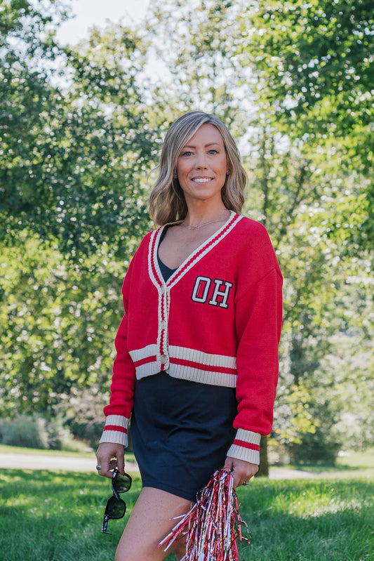 Vintage OH Cropped Cardigan