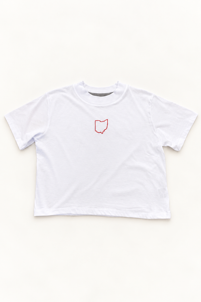 Take Me to The Shoe Boxy Tee - White