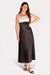 Black & White Satin Dress